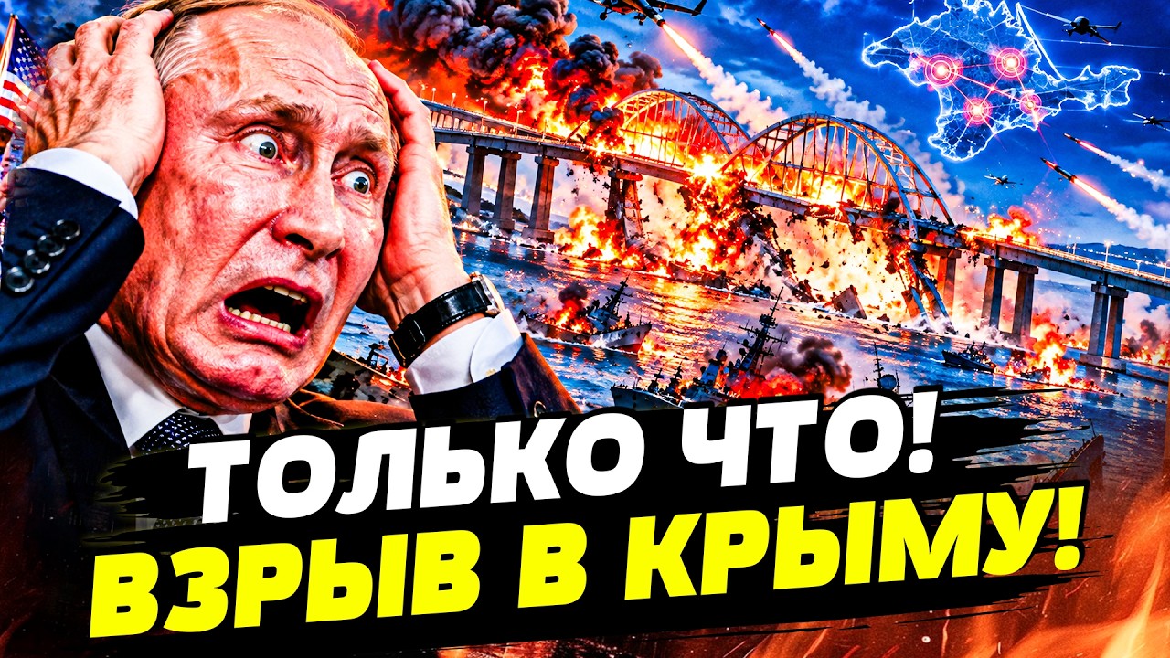 🤯СЕЙЧАС! КРЫМСКИЙ МОСТ НЕ ВЫСТОЯЛ! ЭТОТ УДАР ВСУ КРЕМЛЬ НЕ ЗАБУДЕТ НИКОГДА! ?