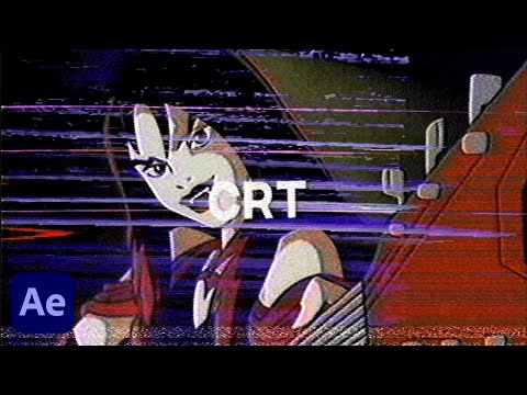 How To Make A CRT Glitch Effect | After Effects Tutorial