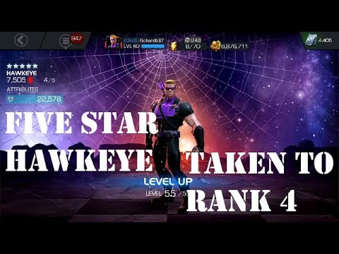 Five Star Hawkeye Rank up - Marvel Contest of Champion