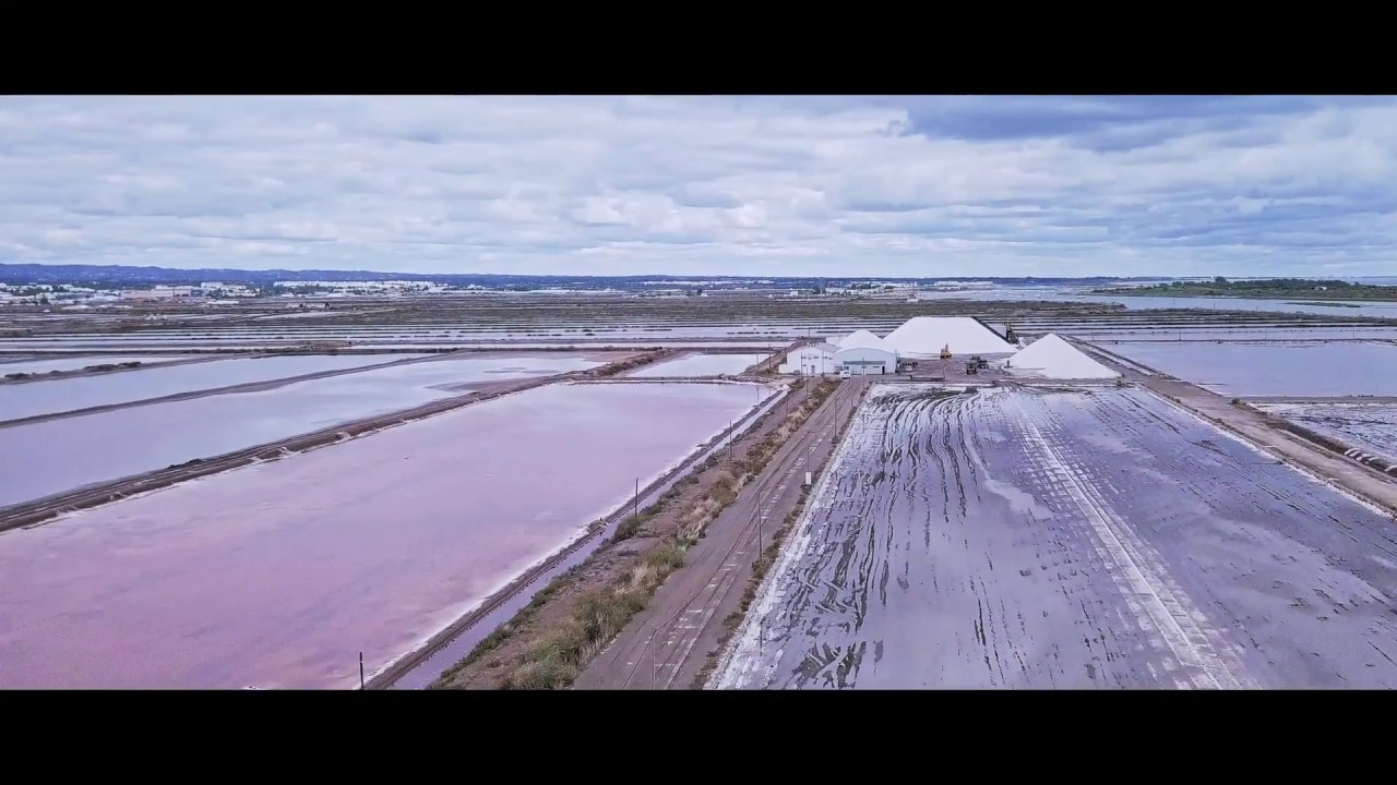 Discover aerial vistas of Salinas de Tavira.