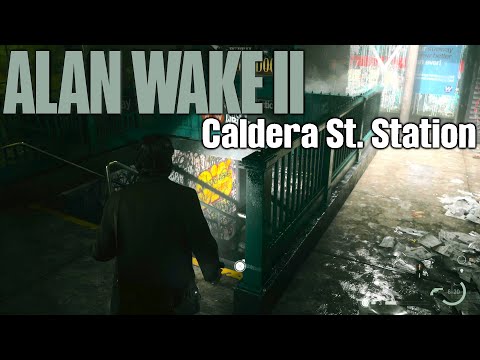 Alan Wake 2 - Use light to get inside Caldera St. Station