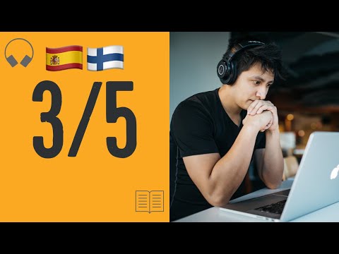 3/5. Espanjan kieli. Kuuntele ja opi 5000 sanaa. Espanja - Suomi.
