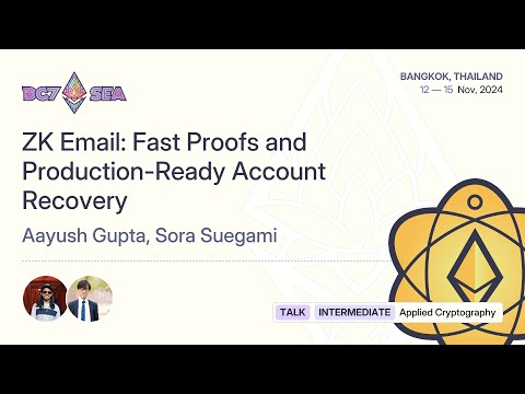 ZK Email: Fast Proofs and Production-Ready Account Recovery preview
