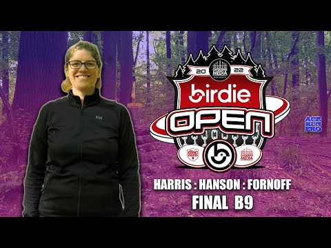 ARP | 2022 Birdie Open | Final/B9 FPO LEAD CARD | Harris : Hanson : Fornoff | Iron Hill DGC