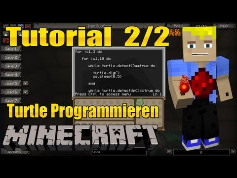Turtle programmieren | Stripmineprogramm [2/2] - Minecraft Feed the Beast Tutorial