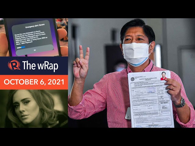 Dictator’s son Bongbong Marcos files candidacy for president