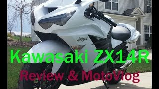 Kawasaki Ninja ZX14R: Review, BMW HP4 Racing & Motovlog