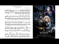 Waltz to the Death - Batman 1989 - piano solo music sheet