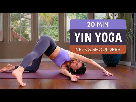 20 Min Yin Yoga For Neck & Shoulders | Tension Release for Upper Body Mobility