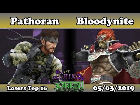 The Grind 74 Pathoran (Snake) vs Bloodynite (Ganondorf) Losers Top 16