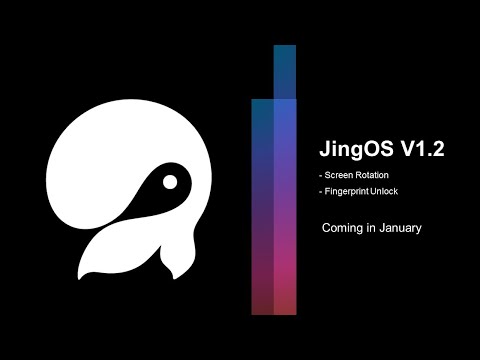 [Preview] JingOS V1.2 ARM - Screen Rotation - Fingerprint Unlock -JingPad A1