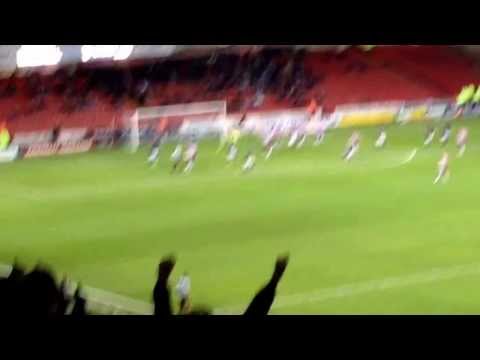 Sheffield Utd v Walsall (26/11/13). Chris Porter penalty.