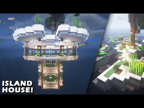 MINECRAFT: How to Build a UNDERWATER HOUSE Tutorial (EASY)