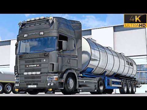4K | ETS2 1.43 | Promods | Scania 164L V8 *Brutal Sound* | Bern 🇨🇭 󠁧󠁢󠁳󠁣 - Obsteig 🇦🇹