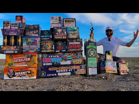 I BOUGHT ANOTHER INSANE FIREWORK LINE-UP…