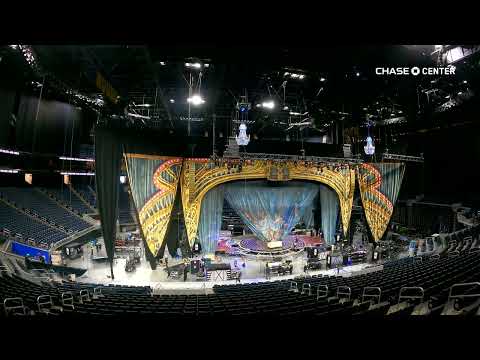 Watch Cirque's CORTEO load-in to Chase Center