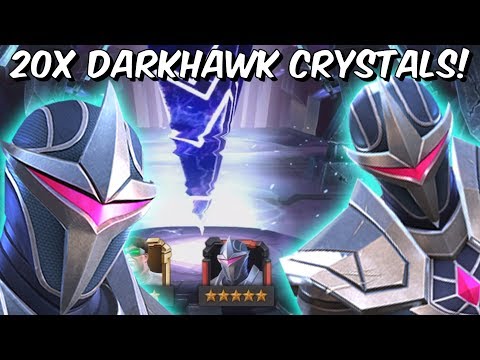20x 5 Star Darkhawk & Night Thrasher Featured Crystal Opening! - Marvel Contest Of Champions