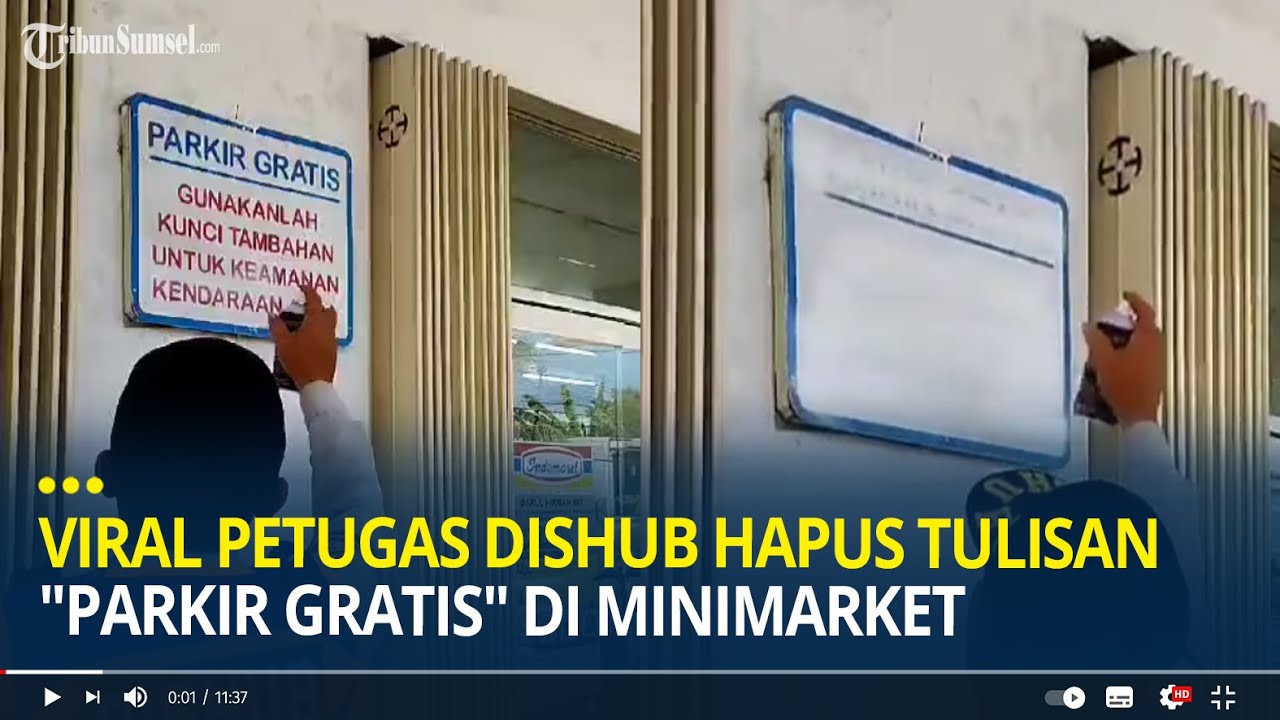 Viral Petugas Dishub Hapus Tulisan 