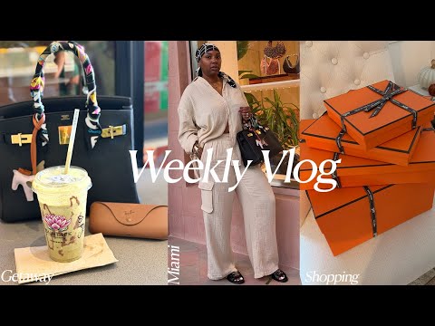 Miami Getaway Vlog 2025 🌞 60 Hours in Miami | Food, Hotel Tour & Shopping Day