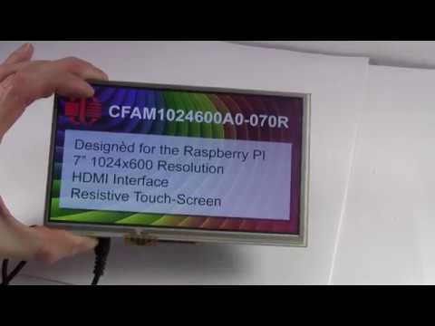 Here's a quick demonstration of our 7 inch HDMI Raspberry PI Display