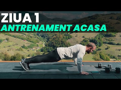 Home Workout with 2 Dumbbells | Chest and Triceps | Day 1