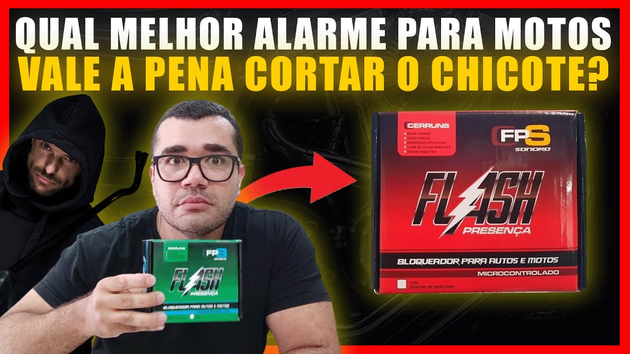 QUAL MELHOR ALARME PARA MOTOS VALE A PENA CORTAR O CHICOTE?