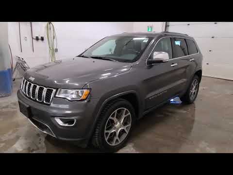 2019 Jeep Grand Cherokee Limited 4x4 in Gray for sale at Indian Head Chrysler Dodge Jeep Ram Ltd. in Indian Head, SK