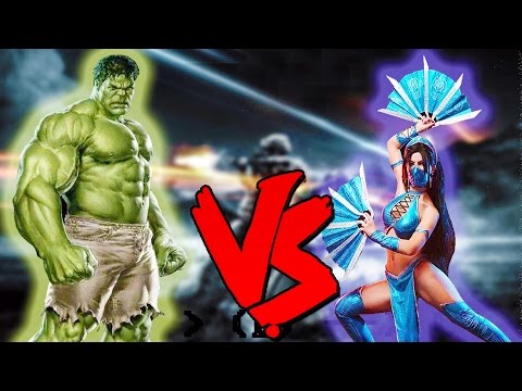 Kitana vs Hulk - Epic Battle - Mortal Kombat Costume Skin Mod