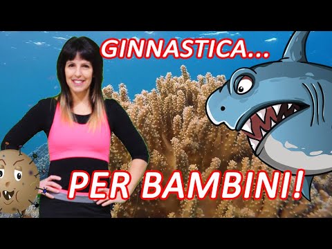 GINNASTICA PER BAMBINI... IN MARE! | CORONAVIRUS: attività motoria per bambini in casa