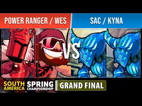 Power Ranger & Wes VS Sac & Kyna - GRAND FINAL - SA - Brawlhalla Spring Championship 2022