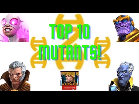 MCOC Top 10 Mutant Champions- Road To 500 Subscribers!