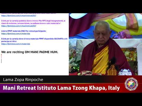 20171101 1930 LZR ILTK Italy - Meditation on Emptiness– merely imputed I