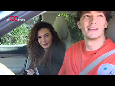 Ebru Şahin ile Cedi Osman trafikte kalırsa...