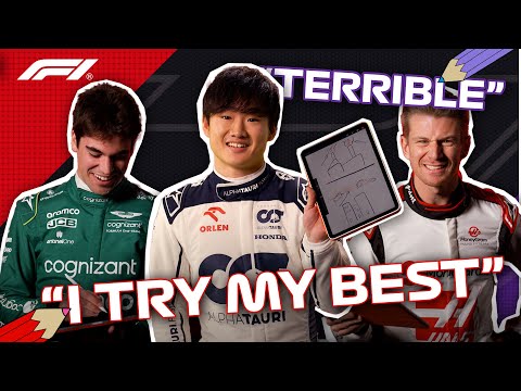 Drawmula 1: Pass It On! F1 Drivers Drawing Challenge Part 2