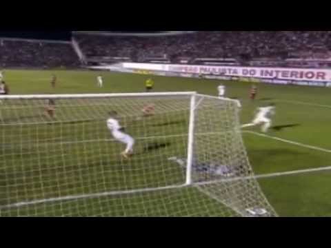 Gol de Edu Dracena - Mogi Mirim 1 x 1 Santos - Semifinal Campeonato Paulista 2013