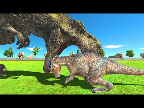 ALL DINOSAURS WAR - Animal Revolt Battle Simulator