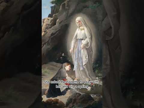 Saint Bernadette of Lourdes,  #StBernadette #LourdesApparitions #shortsfeed #shorts #catholicsaints