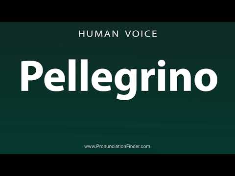 How To Pronounce Pellegrino