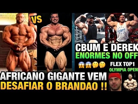 BRANDÃO VAI ENFRENTAR UM GIGANTE AFRICANO - CBUM SEGUE CRESCENDO - DEREK ENORME E MAIS
