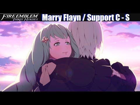 FE3H Marriage / Romance Flayn (C - S Support) - Fire Emblem Three Houses