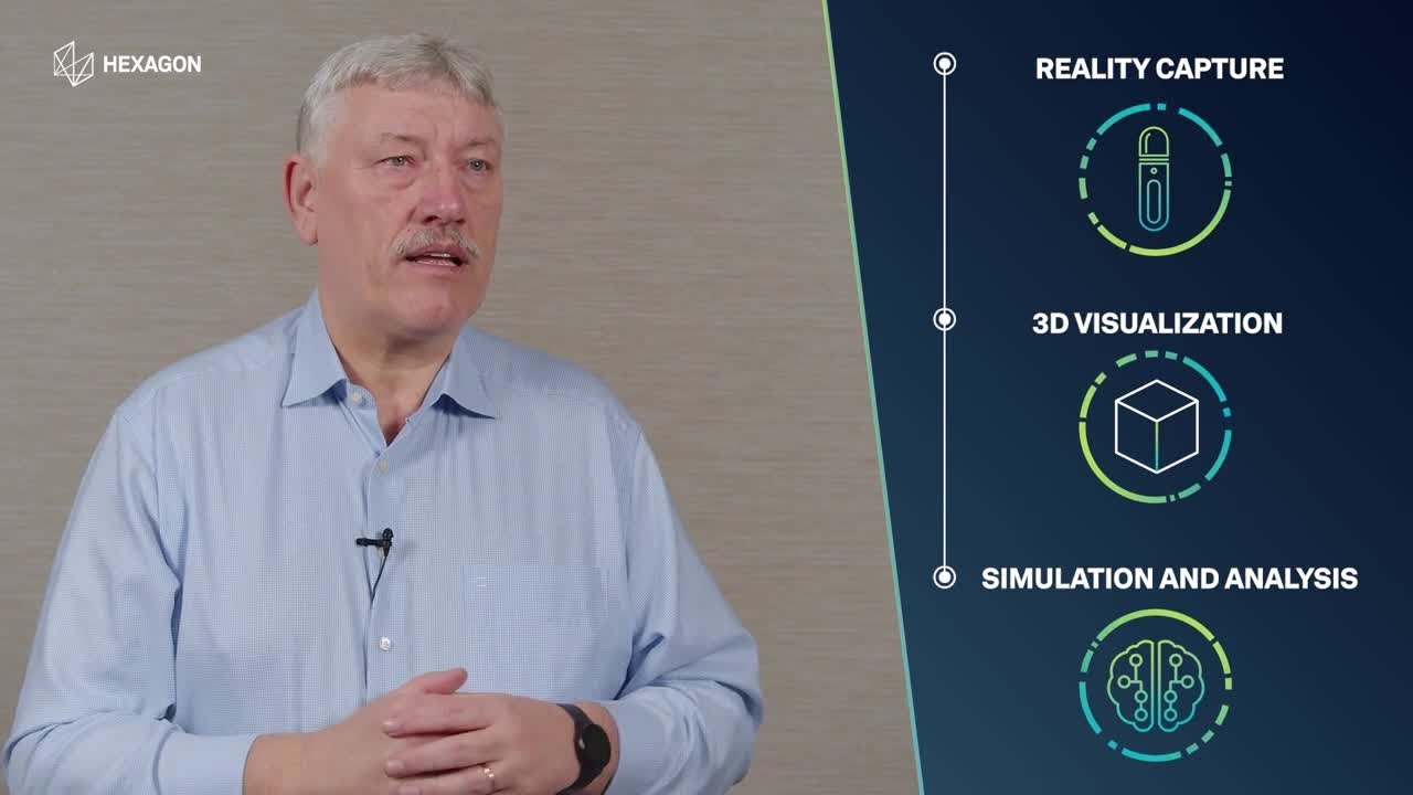 How does Hexagon contribute to the creation of urban digital twins?