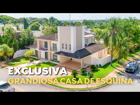 GRANDIOSA E PRIVILEGIADA CASA DE ESQUINA À VENDA NO JARDINS PARIS | GOIÂNIA | CLÁSSICA E ATEMPORAL