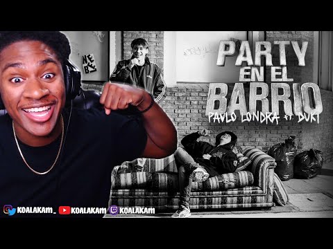 American REACTS to ARGENTINA RAP! Paulo Londra ft. Duki - Party en el Barrio (REACTION!)