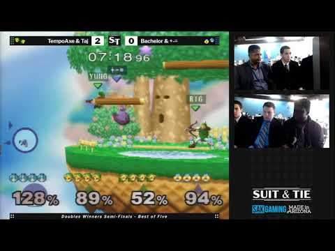 Suit and Tie Doubles Winners Semis - Taj & Axe (Green) vs Bachelor & +-= (Blue)