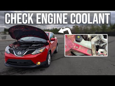 How to Check Engine Coolant - Nissan Qashqai (2017-2022)