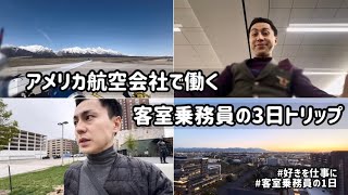 アメリカの航空会社で働く客室乗務員の国内線3日トリップってこんなです　[好きを仕事に| 外資系CA]