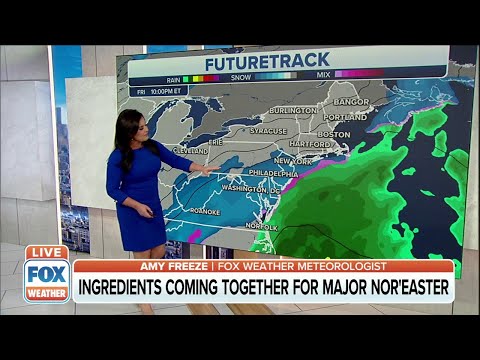 Significant Nor'easter To Impact Parts Of The East Coast This Weekend