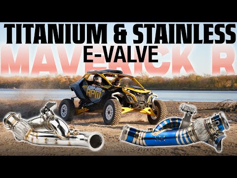 NEW Maverick R Titanium E-Valve Exhaust — INSANE Sound Upgrade!