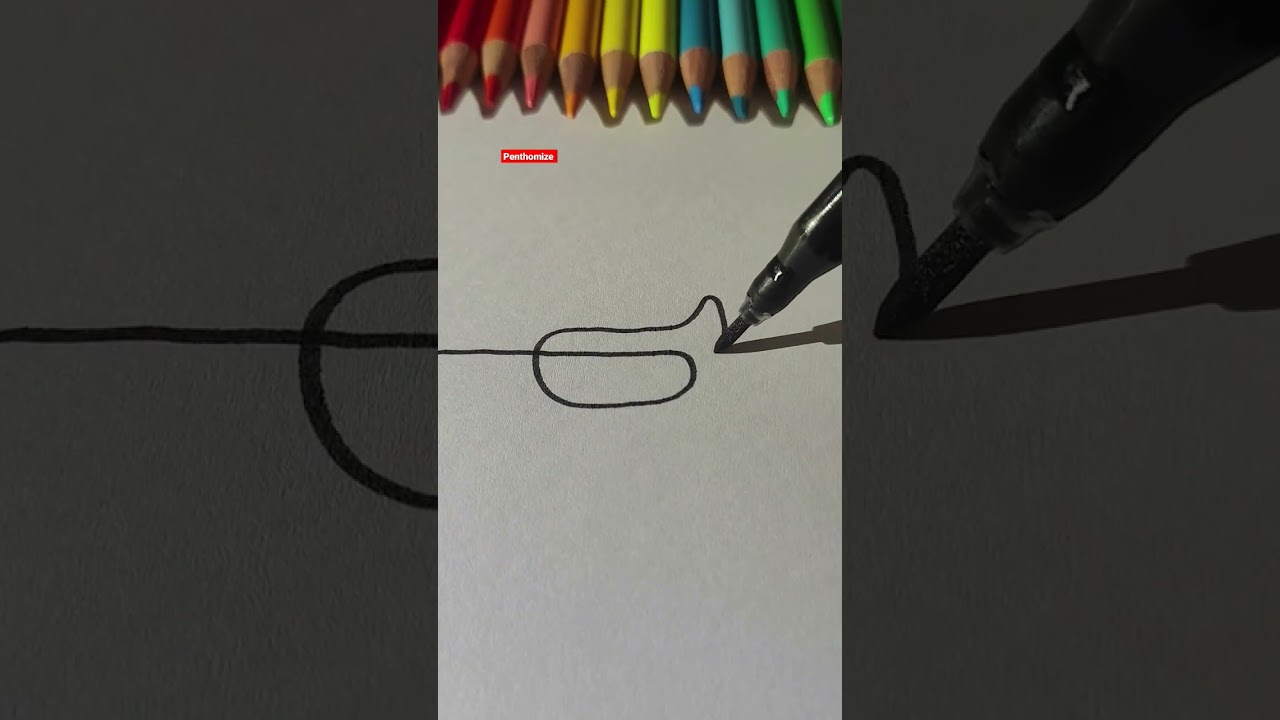 one line art #penthomize