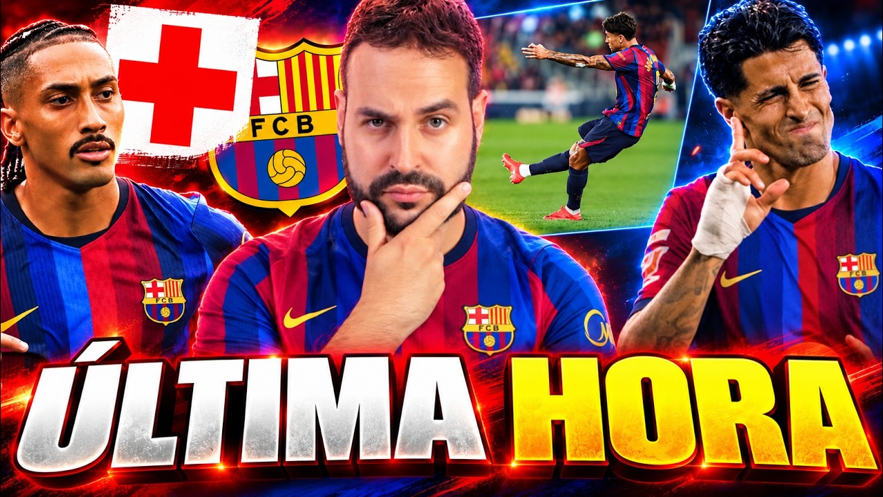 🚨ÚLTIMA HORA LESIÓN de RAPHINHA ¡TODOS los DETALLES! - CANCELO MANDA MENSAJE a FLICK